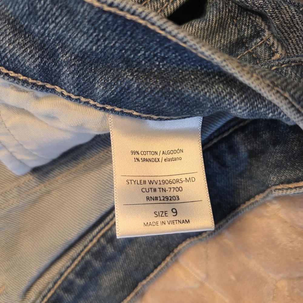 Windsor Blue Distressed Flare Jeans - Picture 10 of 12